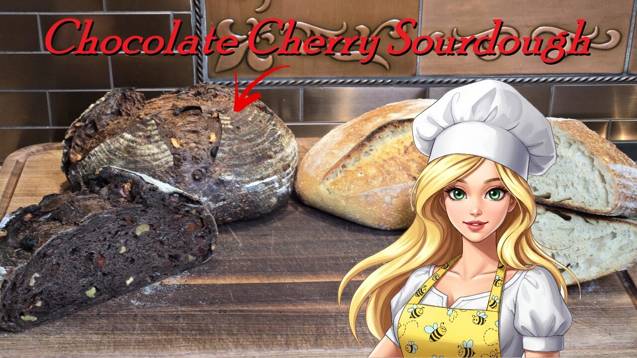 This Chocolate Cherry Sourdough Loaf Is Next-Level Delicious | Easy Step-by-Step Recipe!