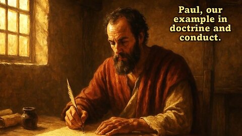Paul, our example in doctrine and conduct