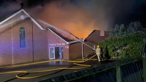 "Arson Suspected in Devastating Fire at Ireland's Historic Greenisland Church"