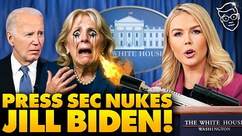 Karoline Leavitt SAVAGES Jill Biden for Criminal 'ELDER ABUSE' of Joe as White House Reporters GASP