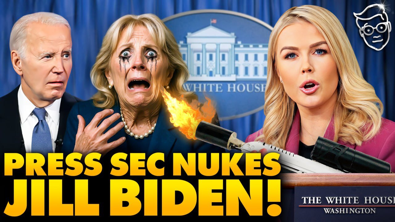 Karoline Leavitt SAVAGES Jill Biden for Criminal 'ELDER ABUSE' of Joe as White House Reporters GASP