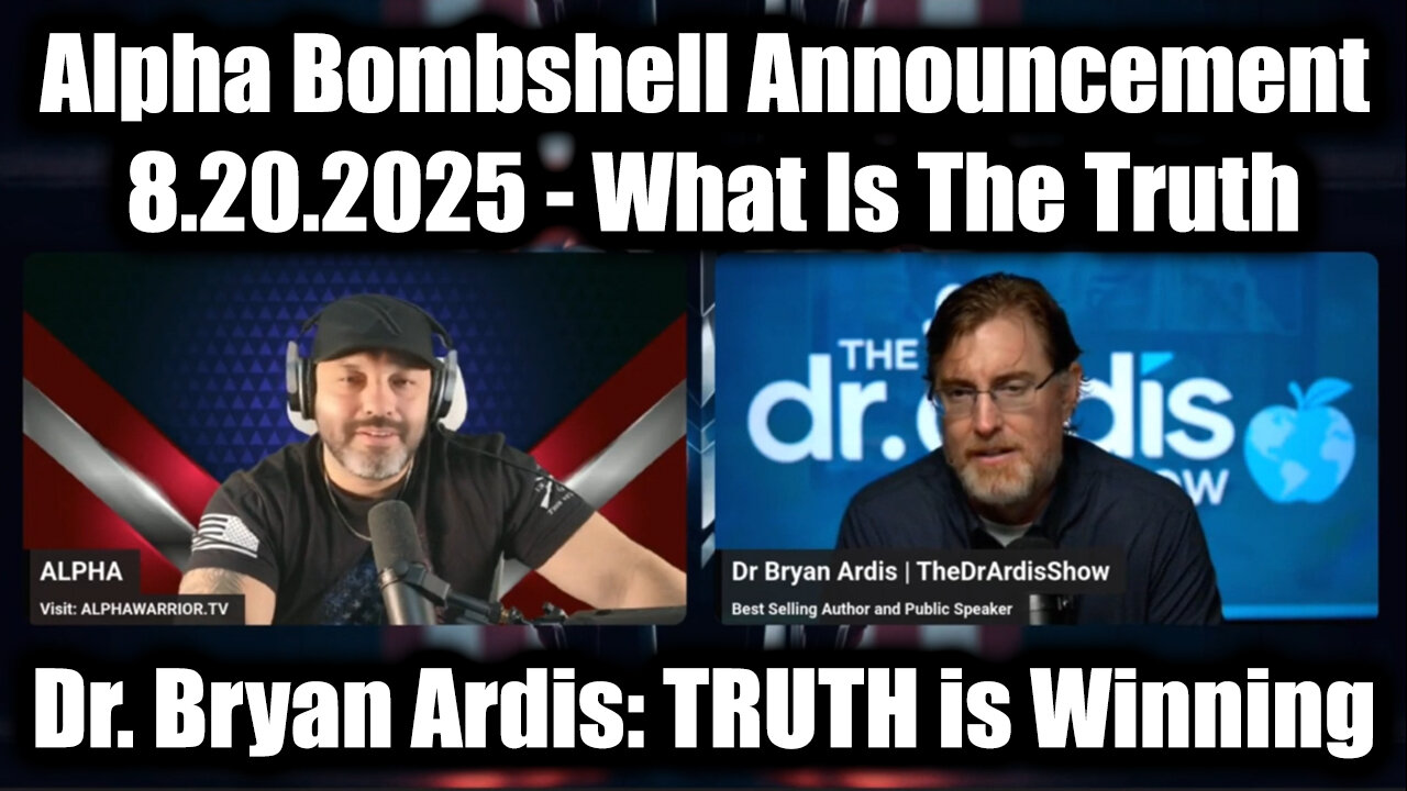 Bombshell Announcement - What Is The Truth. 8-20-25-AT-2PM-CST-15G-EST #TRUTH