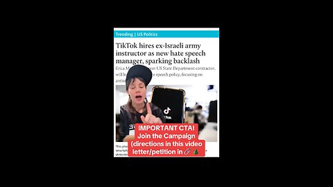 TikTok Hiring an Ex-IDF Officer to “Moderate Hate Speech” is HORRIFYING!!!