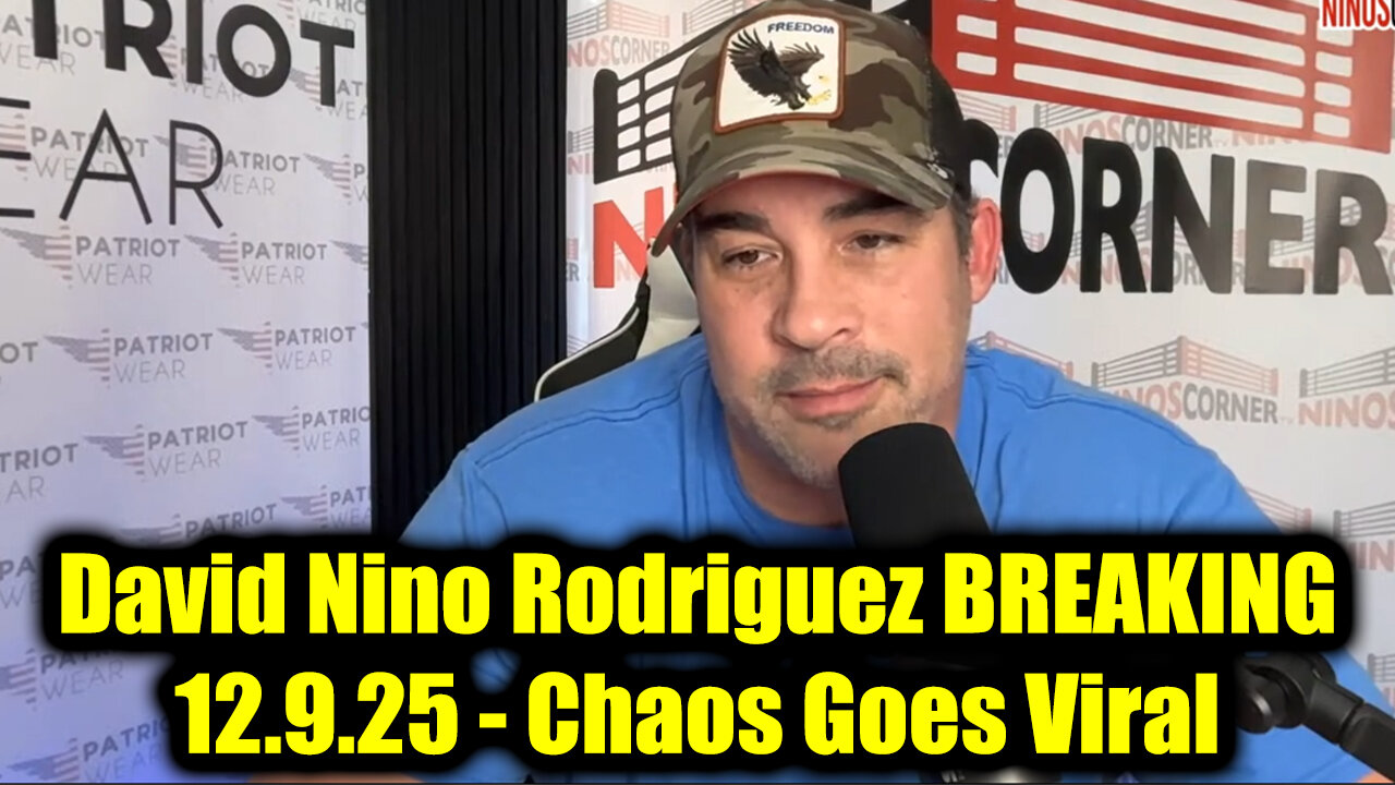 David Nino Rodriguez BREAKING 12.9.25 - Chaos Goes Viral