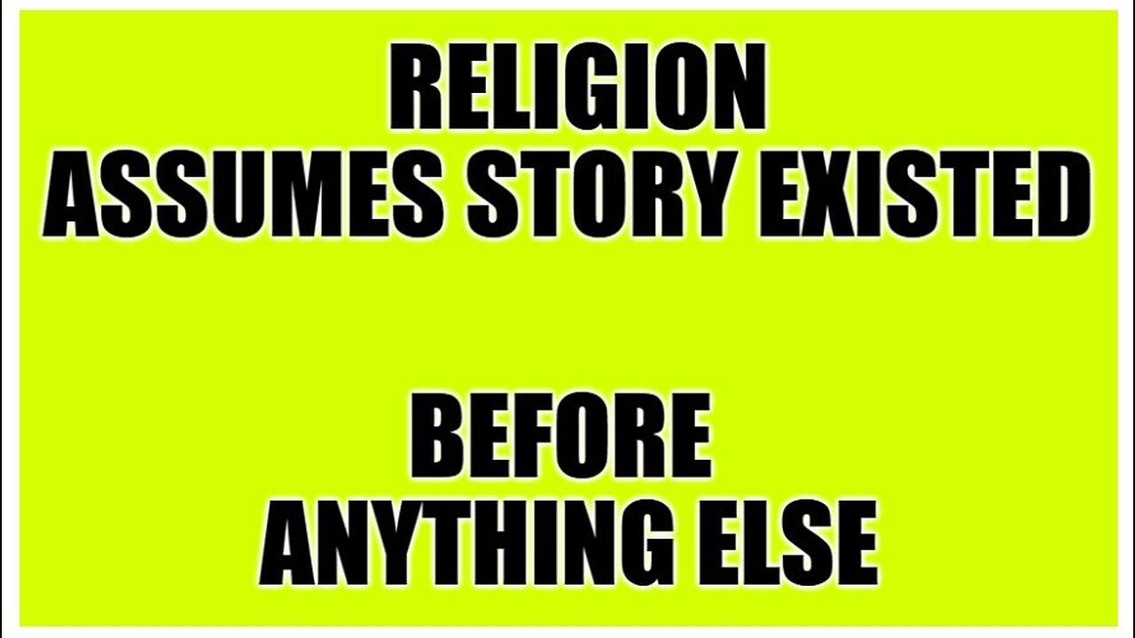 You cannot create a story explaining the origin of story