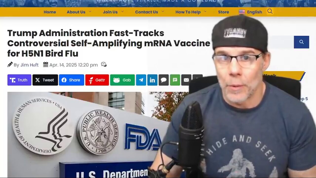 Trump and the New Self-Amplifying mRNA 04/2025