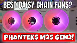Phanteks M25 Gen 2 140mm High Performance ARGB Daisy Chain Interlocking PC Fans