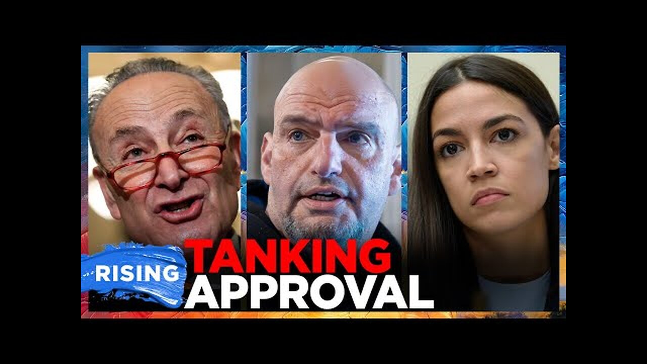 Dem Approval Rating SINKS To All-Time LOWS; Crockett, AOC, Fetterman All CLASH