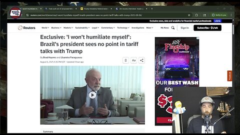 Lula Brazil Wont Negotiate & MD MAG TRAIN? - Episode 25 p.3 | Forward the Line Podcast