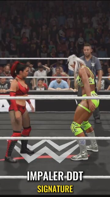 WWE 2K25 Roxanne Perez Signature and Finisher Moves (Gameplay) #WWE2K25 #RoxannePerez #Gameplay