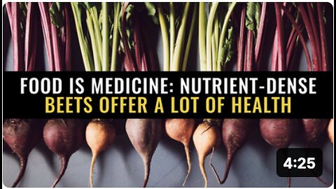 "Nutrient-Dense Beets: Food as Medicine Offering Numerous Health Benefits"