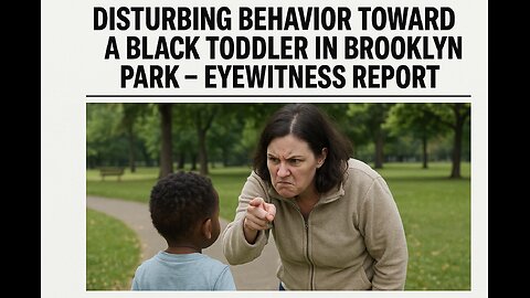 Disturbing Behavior Toward a Black Toddler in Brooklyn Park – Eyewitness Report