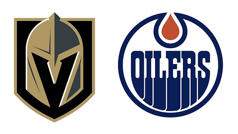 Golden Knights @ Oilers. NHL 25. EA Sports.