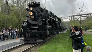 Nickel Plate Road 765 Steam in the Valley at CVSR from Independence and Brecksville Ohio May 2, 2025