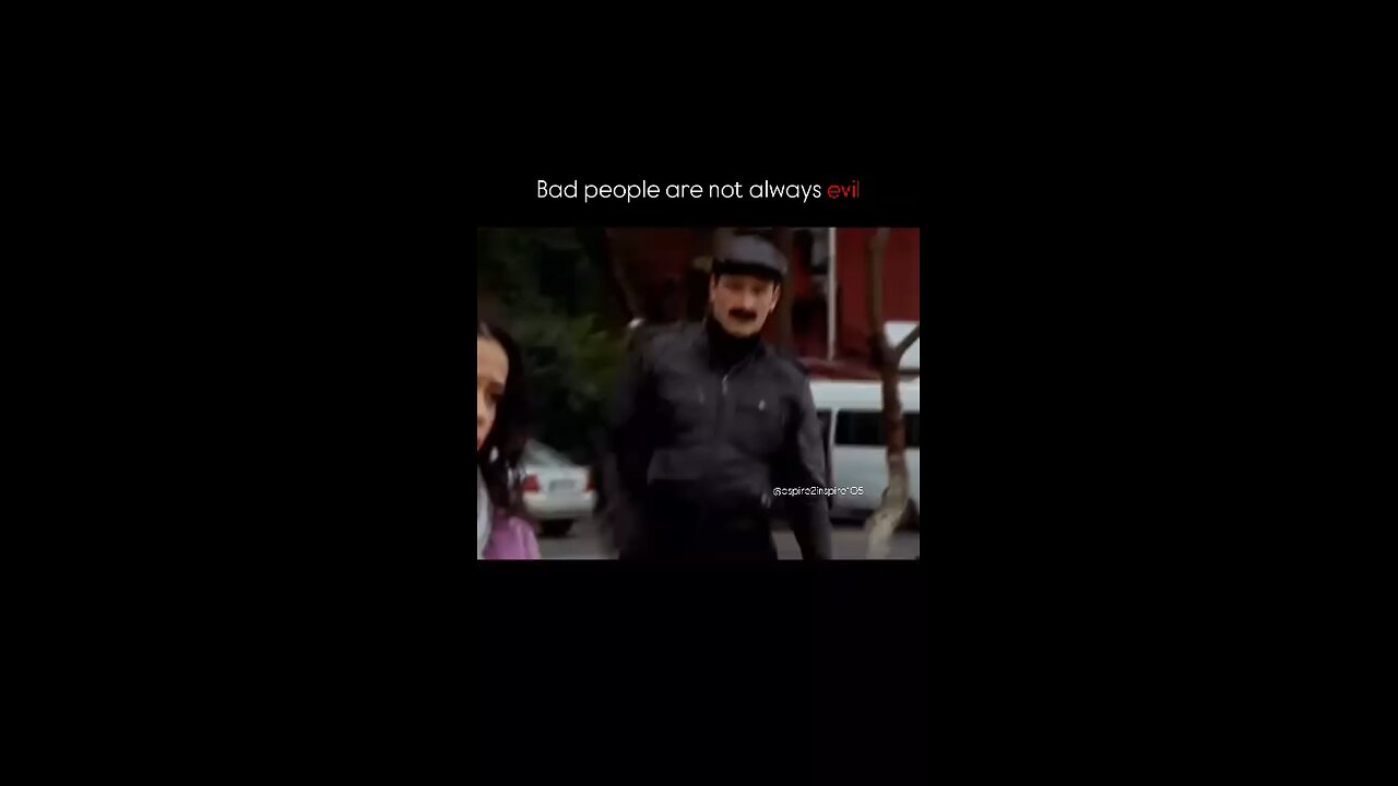 Bad people are not always evil