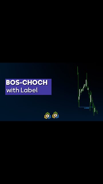 🧠 BOS-CHOCH with Label indicator (ICT) for MT4/5 - Free [#Tradingfinder]