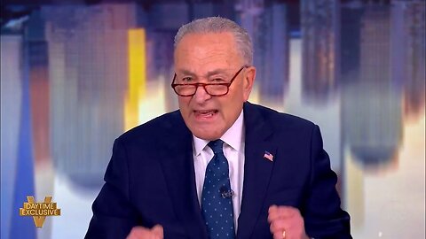 Chuck Schumer Tries (& Fails) to Save Face on "The View"