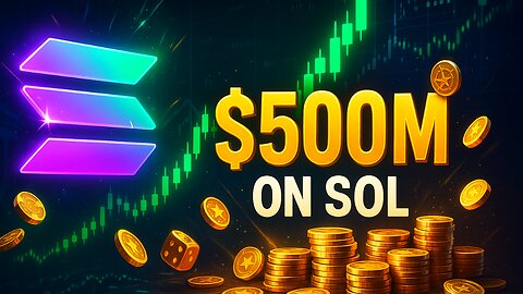 Solana Lands $500M Bet 🚨 Can SOL Outpace Ethereum?