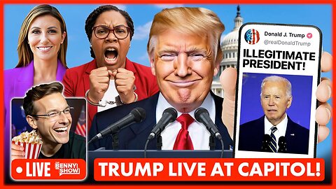 Trump Speaking LIVE Now at US Capitol: Whipping Republicans, Drops Biden BOMBSHELL | Dem Rep. Arrest