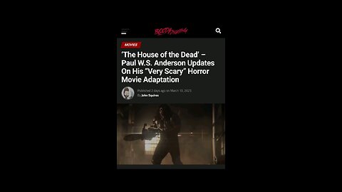 Paul Anderson MUST BE STOPPED!!! - House Of The Dead Might Get Butchered Before It Starts.