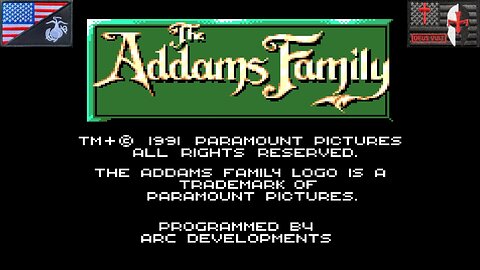 The Addams Family (Sega Game Gear - Attract Mode) [NA Version of "アダムスファミリー"]