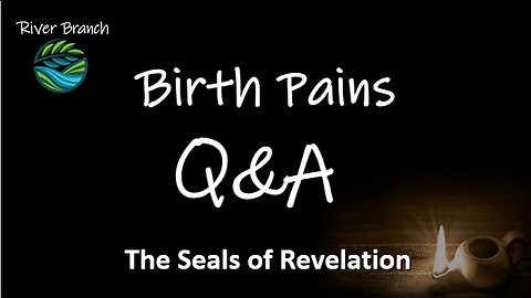 Seals of Revelation - Birth Pains - Part 1 Q&A