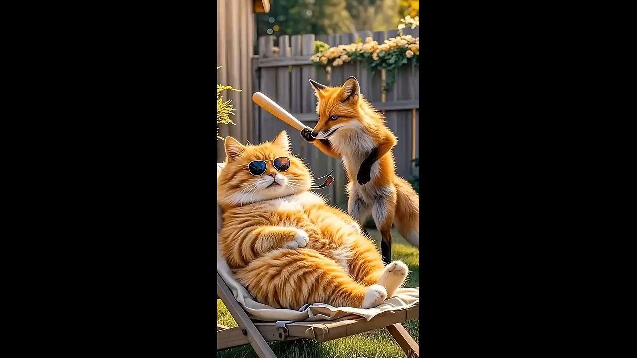 Cat vs Fox
