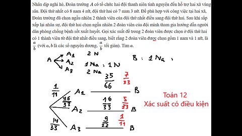 Nhân dịp nghỉ hè, Đoàn trường A có tổ chức hai đội thanh niên tình nguyện đến hỗ trợ hai xã