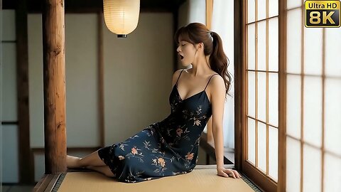 [ 8K ] 女性の喜び :セクシーなドレスを着た女の子が大人の体験をしている