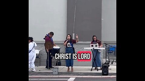 Declaring that Jesus Christ is Lord in Walmart!