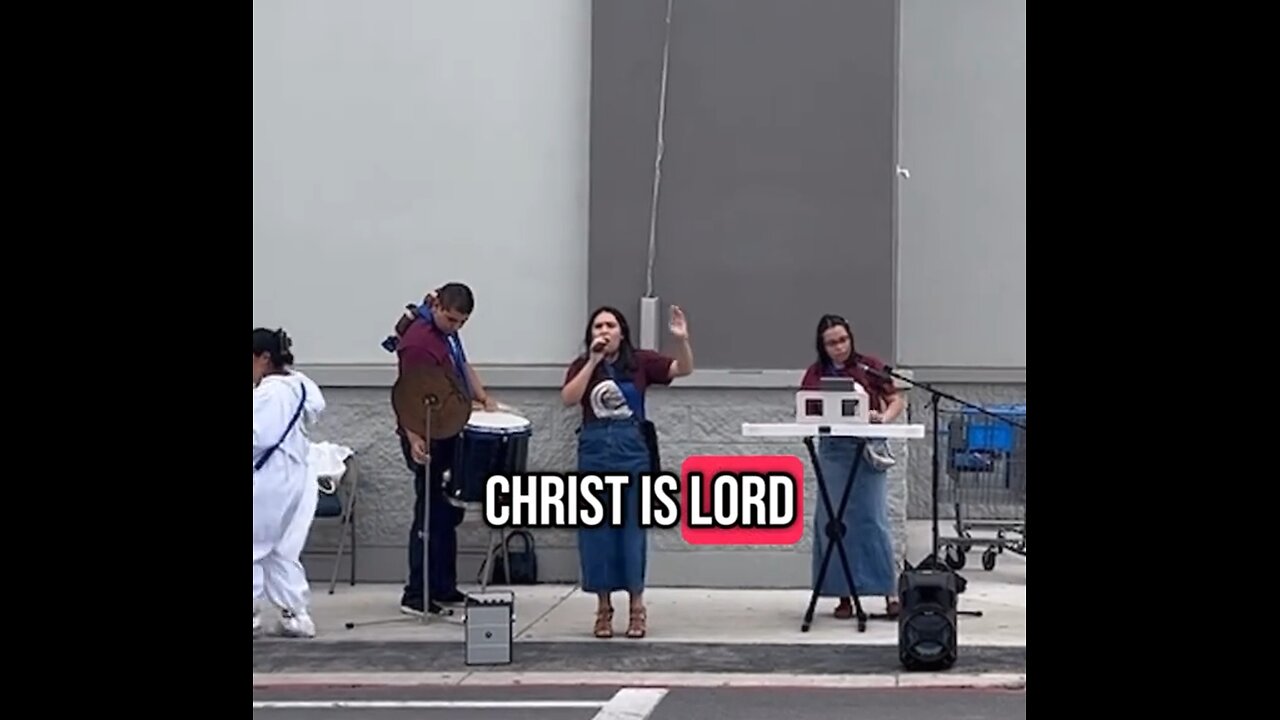 Declaring that Jesus Christ is Lord in Walmart!