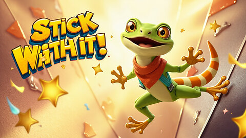 Gecko Grips the Goal 🦎 | Motivational Kids’ Climbing Song