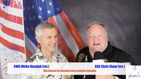 SHAW ARMY STORIES INTERVIEW CW5 MIRKO DUVNJAK (ret.) U.S. ARMY HELICOPTER PILOT PART 1, 06-07-2025