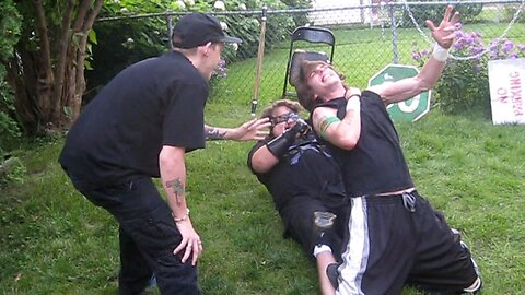 Strap Match - Agent X VS Ric Roberts {1st Round} CHW Backyard Wrestling