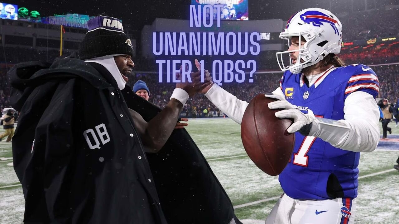 The Athletic shares 2025 NFL QB tiers, Josh Allen and Lamar Jackson both not unanimous Tier 1 QBs