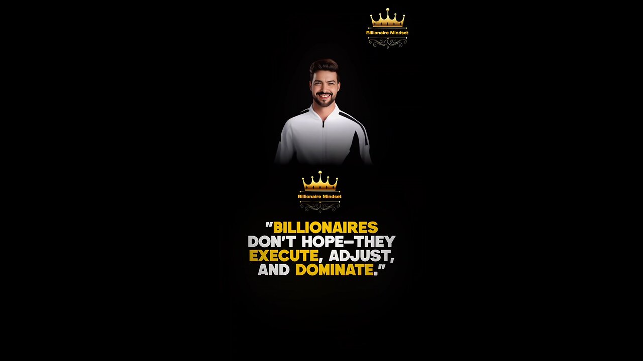 "Billionaire Mindset: Execute, Adjust, and Dominate" - Inspiration & Motivation