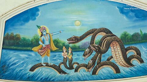 🐍 When Krishna Danced on the Serpent’s Head ✨🌊