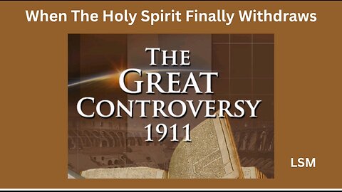 When The Holy Spirit Finally Withdraws