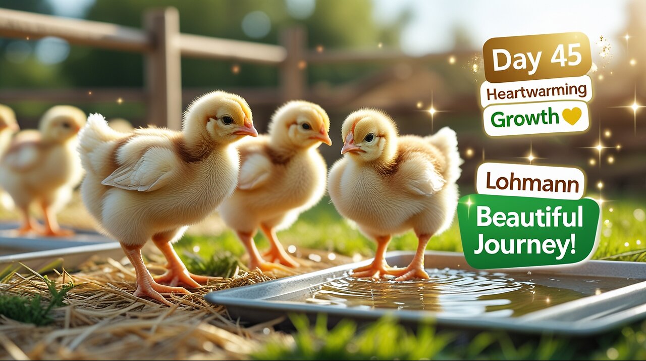 π 45th Day of Lohmann Brown Chicks β A Beautiful & Heart-Touching Journey!
