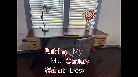 Building A Mid Century Desk For My Man Cave