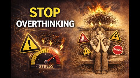 Overthinking Steals Your Peace #Overthinking #MentalPeace #LifeLesson #MindCalm #DeepQuotes