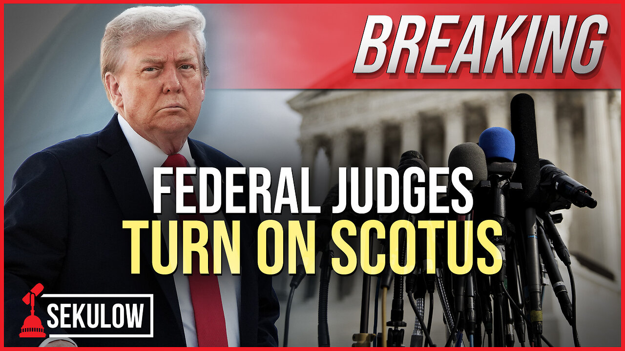 BREAKING: Federal Judges Turn on the Supreme Court