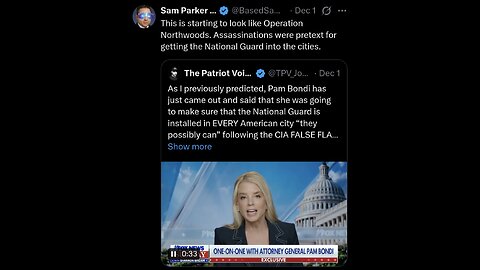 Sam Parker ~ Operation Northwoods