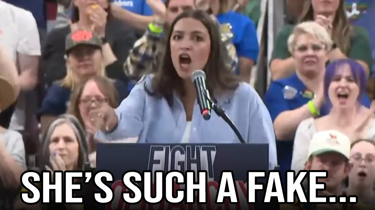 AOC debuts ALL-NEW accent during anti-Trump event