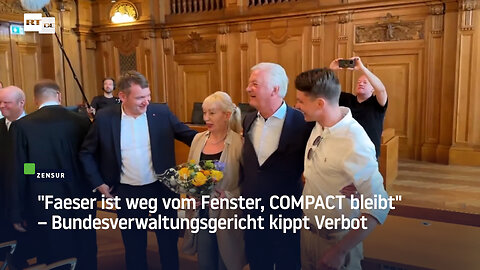 "Faeser ist weg vom Fenster, COMPACT bleibt" – Bundesverwaltungsgericht kippt Verbot