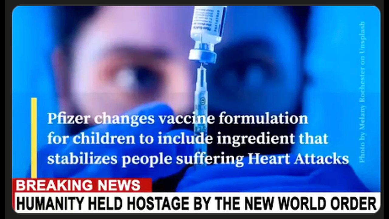 BREAKING: PFIZER ADDS HEART ATTACK MEDICATION TO VACCINE - CHILDREN ARE DROPPING DEAD.