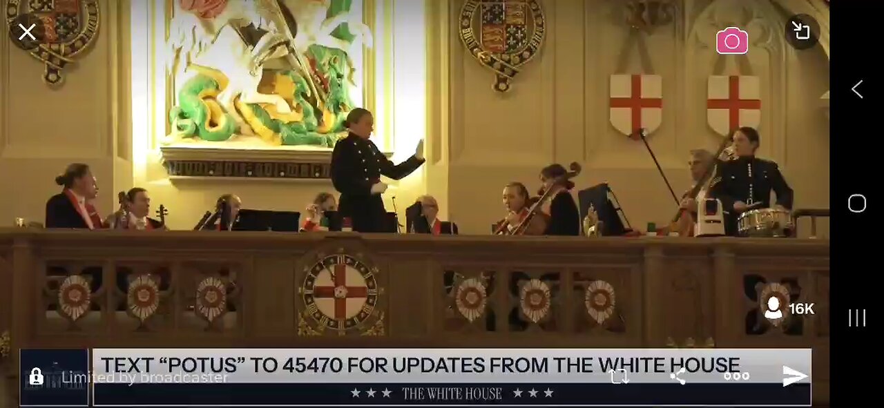 president Trump in king Charles 3 Castle 17/09/2025