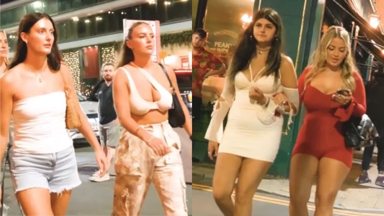 Crazy Nightlife in MANCHESTER 🇬🇧 | Best Moments, Beautiful Girls & Giant Night Walking Tour 4K