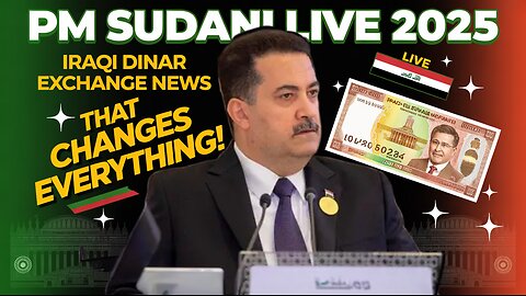 PM Sudani LIVE 2025 – Iraqi Dinar Exchange News That Changes Everything! 💥 Today's IQD News!