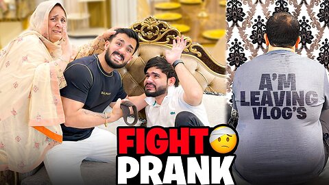 Fight Prank on MAA G after long time chitrol krwa li😂Shazi Quit Vlogs😱